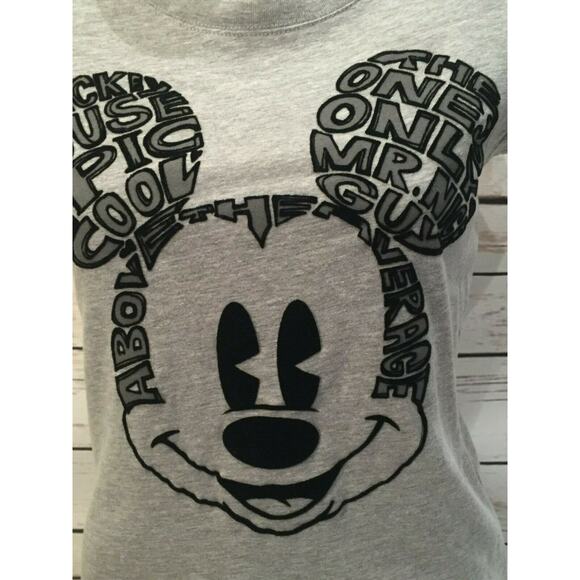 Mickey Mouse Disney TShirt Epic Cool Above The Average Mr. Nice Guy Youth Large - Picture 2 of 6